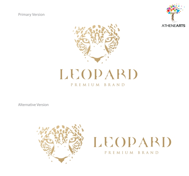 Athene-Arts-Leopart-Logo-Design
